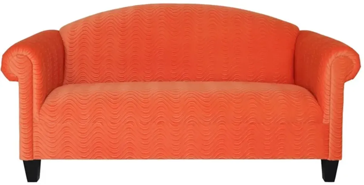 Torba Sofa in Orange by HomeRoots