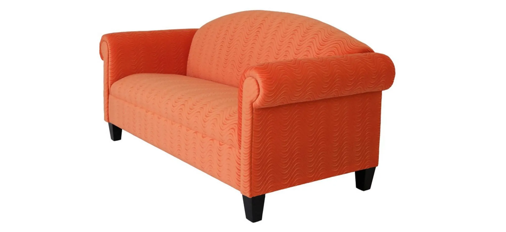 Torba Sofa in Orange by HomeRoots