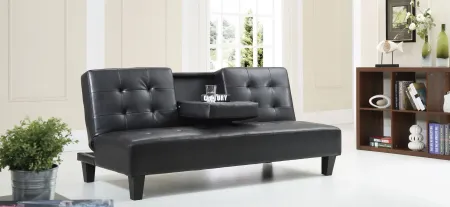 Richie Sofa Bed in Black by Glory Furniture