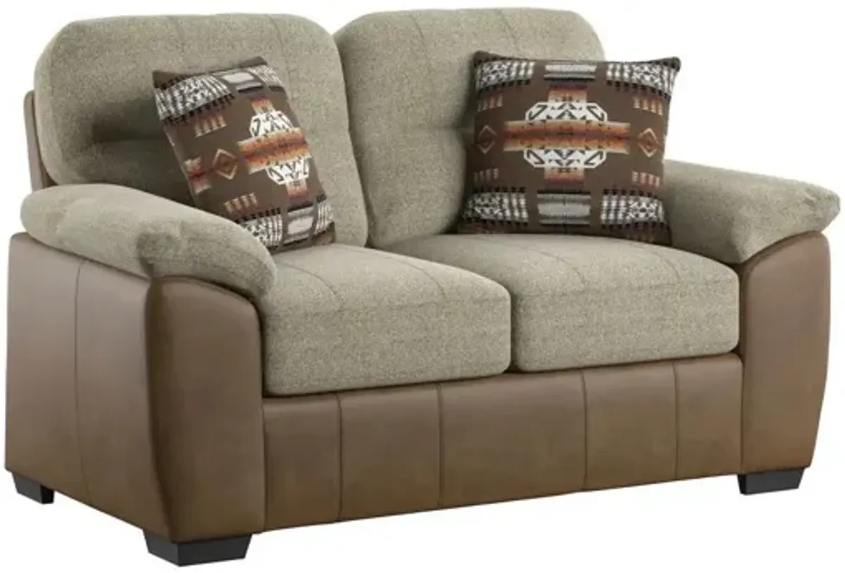 Porter Badlands Saddle Loveseat