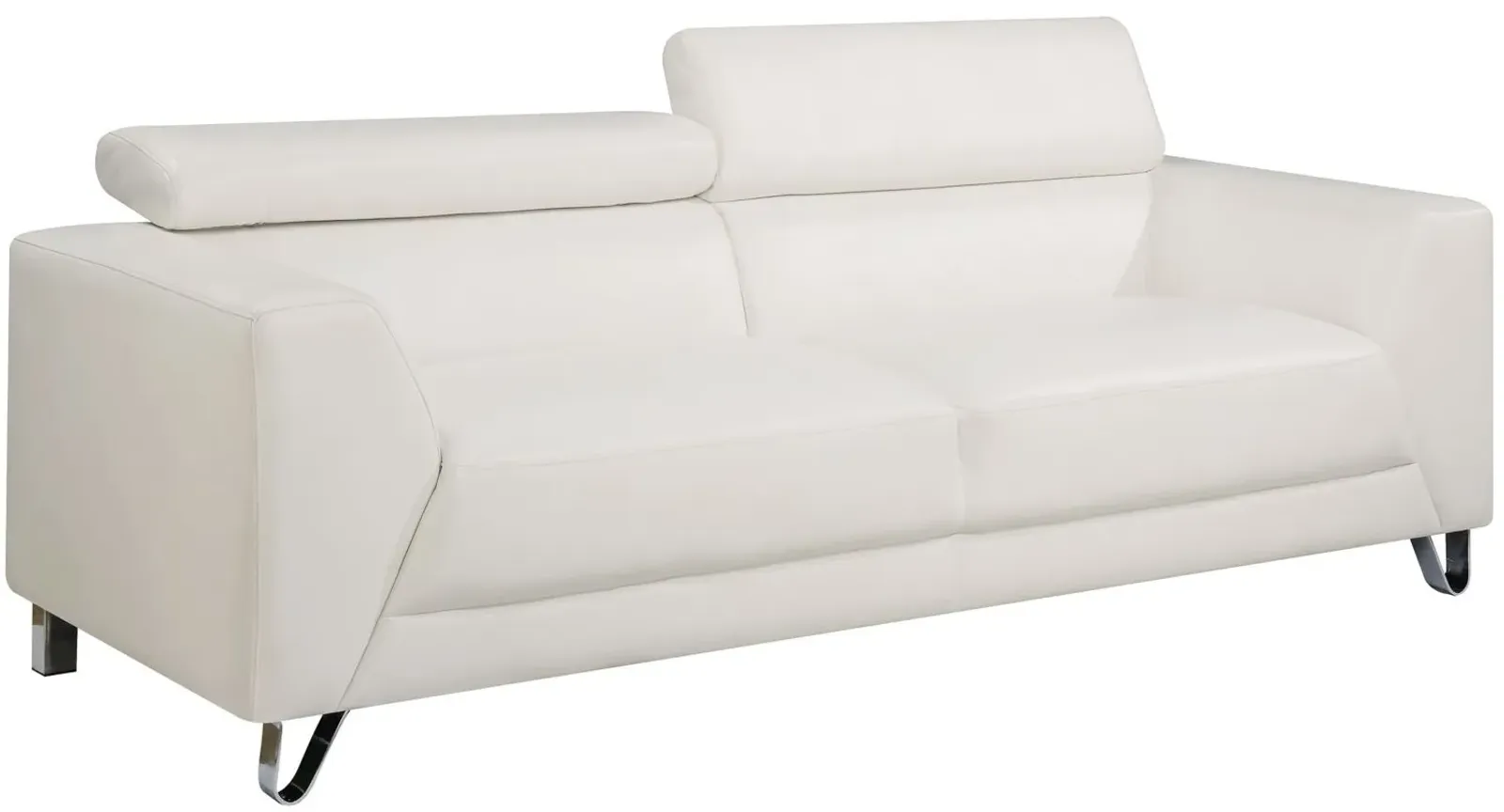 Pluto Sofa in White by Global Furniture Furniture USA