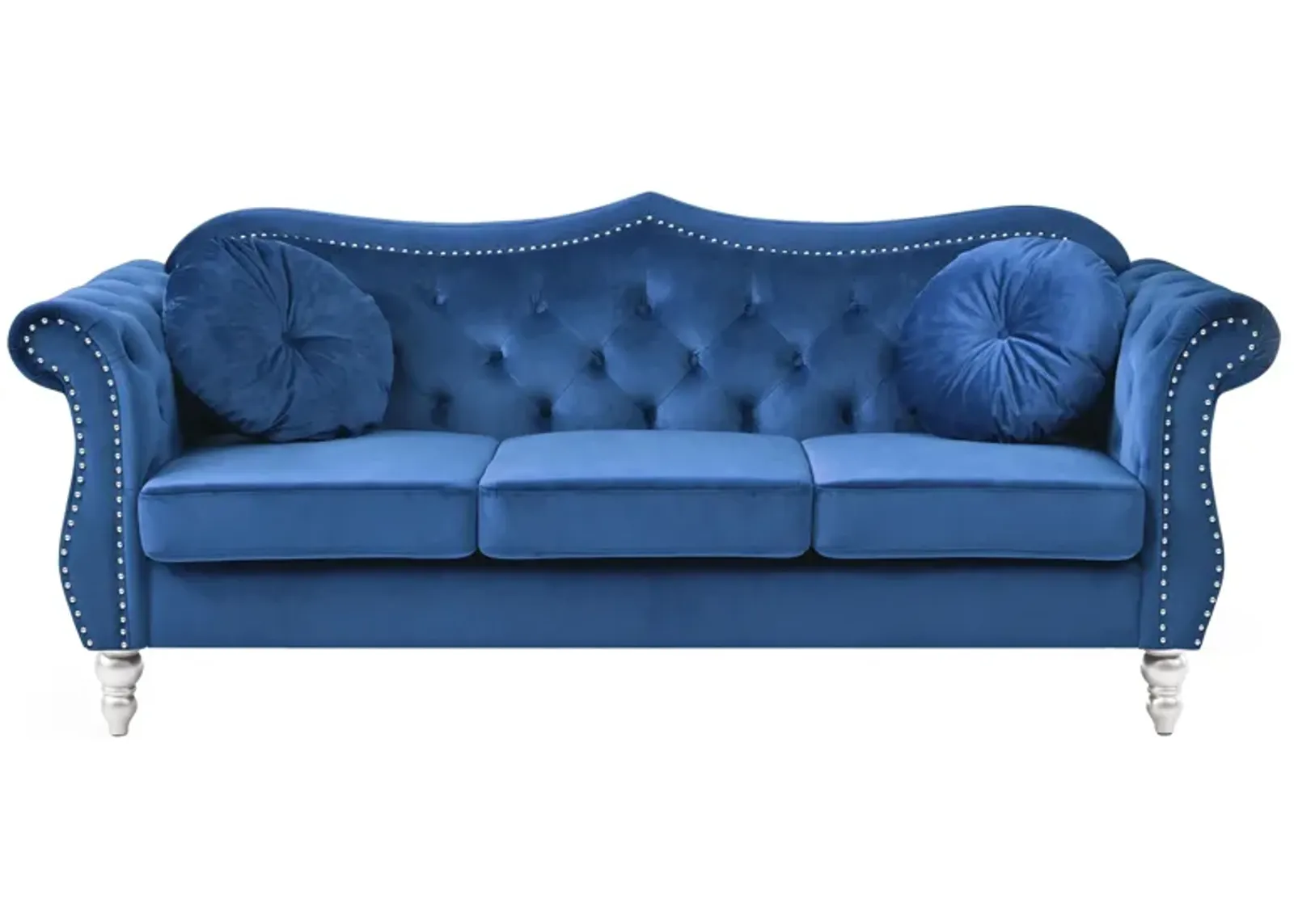 Hollywood Sofa in Navy Blue by Glory Furniture