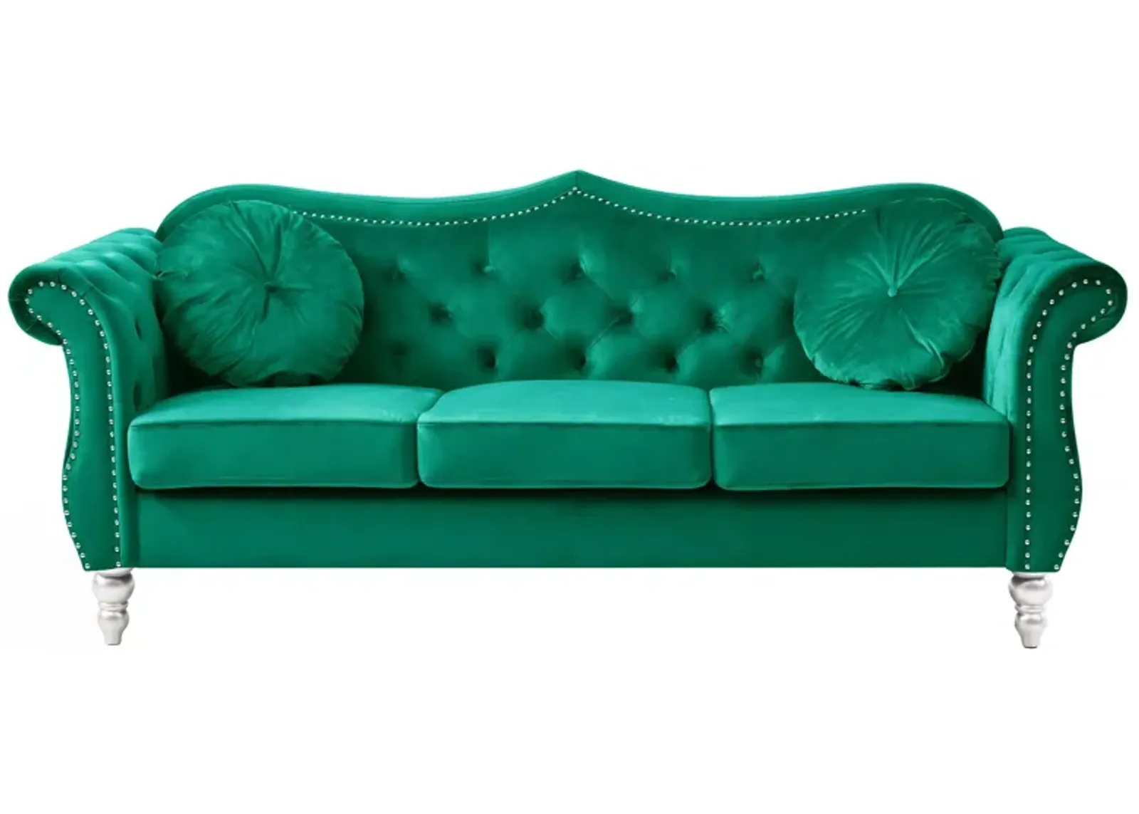 Hollywood Sofa in Green by Glory Furniture