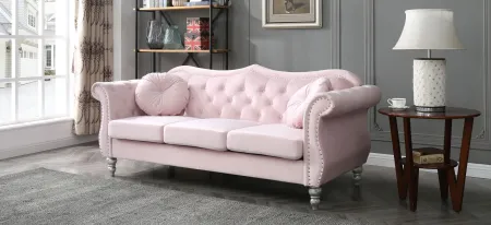 Hollywood Sofa in Pink by Glory Furniture
