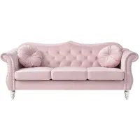 Hollywood Sofa in Pink by Glory Furniture