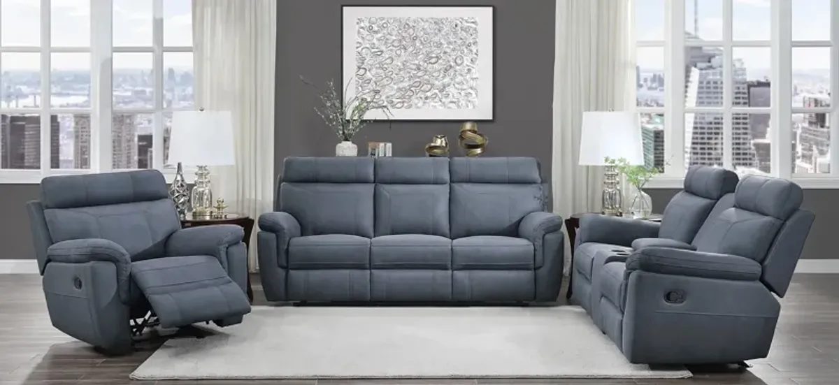 Walter Double Reclining Sofa With Drop-Down Cup Holders