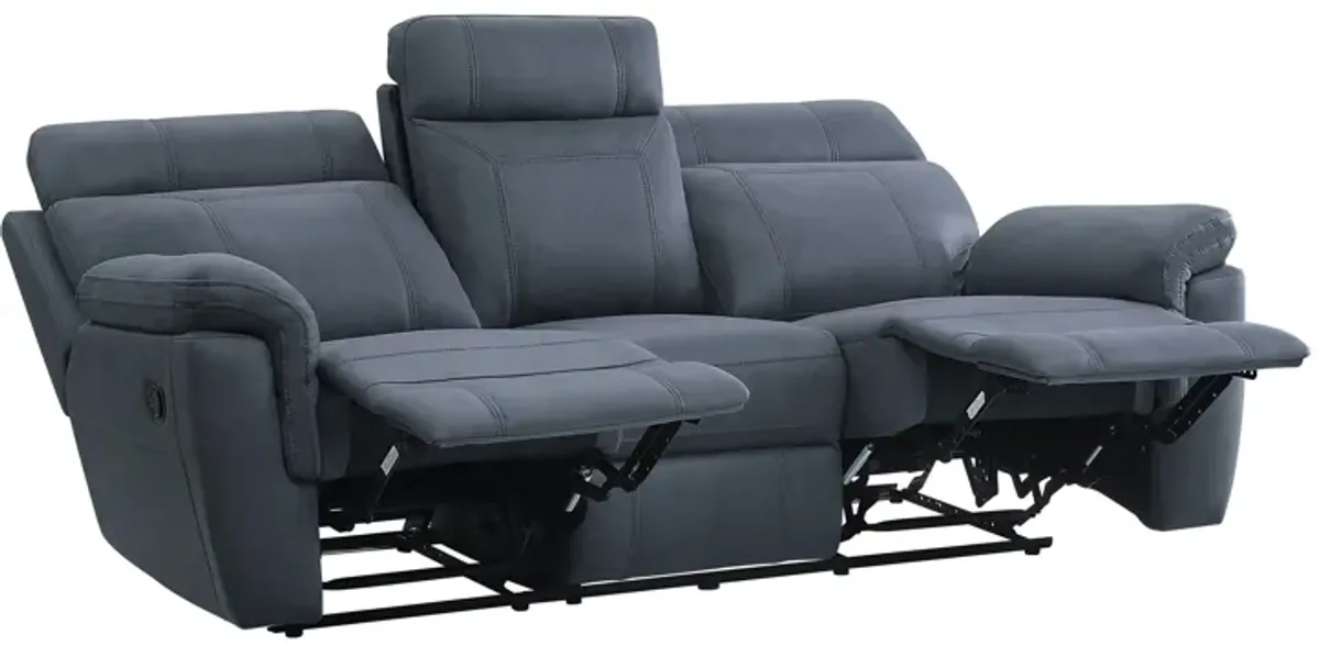 Walter Double Reclining Sofa With Drop-Down Cup Holders