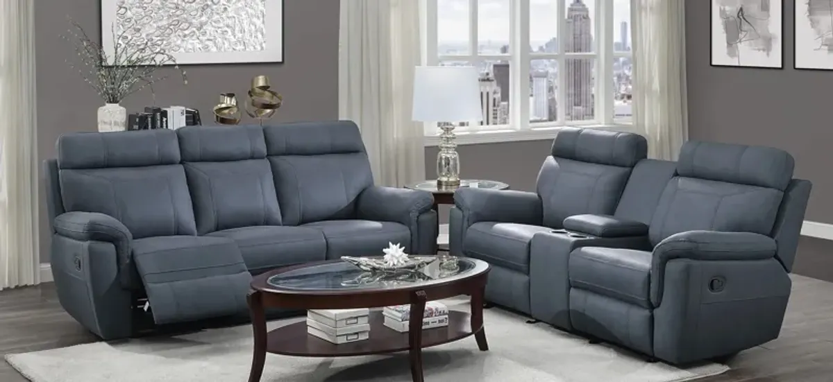 Walter Double Reclining Sofa With Drop-Down Cup Holders