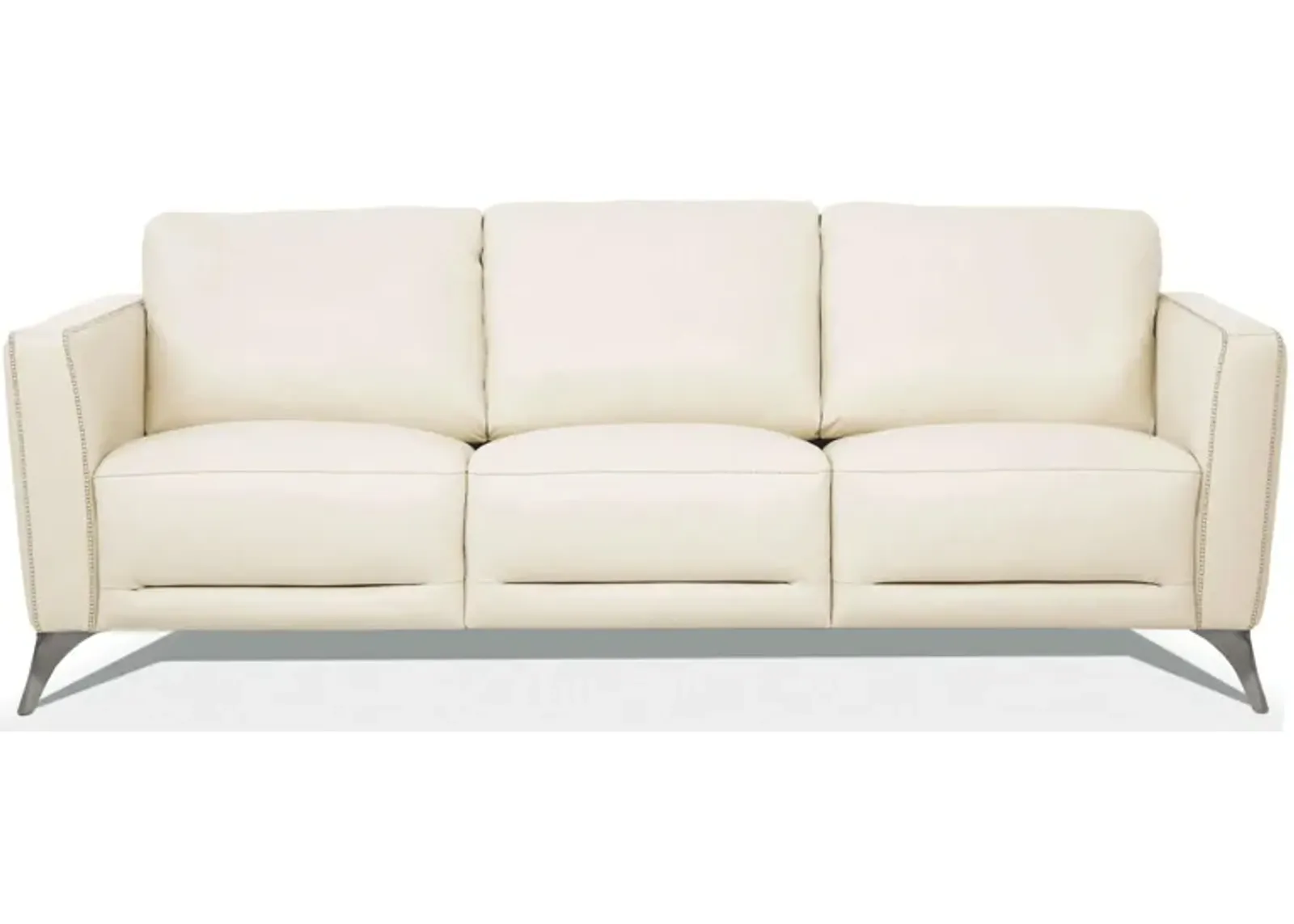 Metteneye Sofa in Cream by HomeRoots