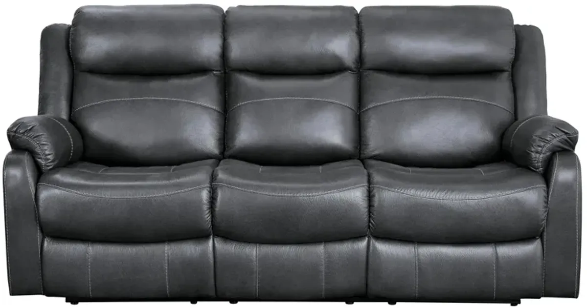 Darlene Reclining Sofa in Dark Gray by Homelegance