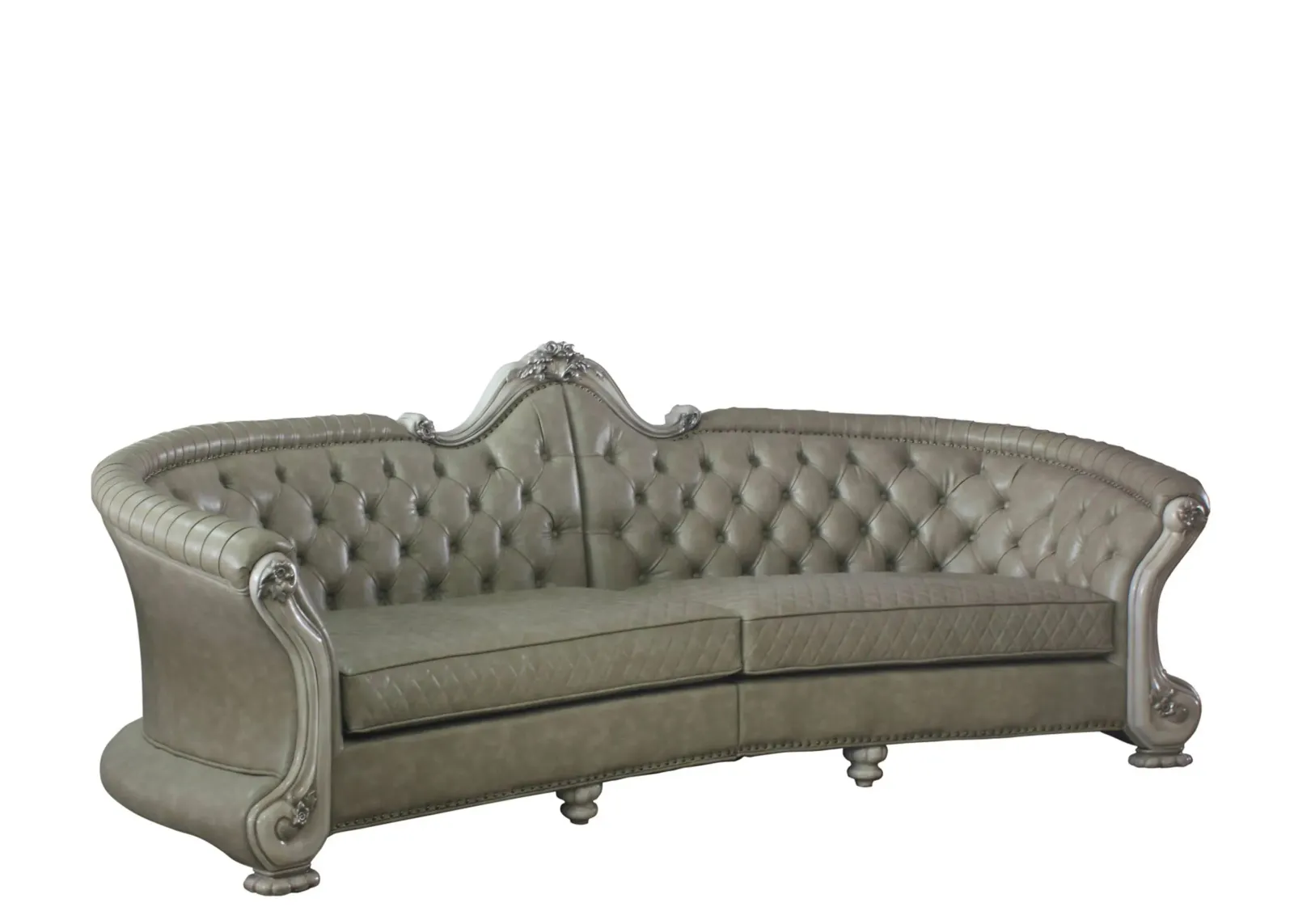 Dunloch Sofa in Bone by HomeRoots