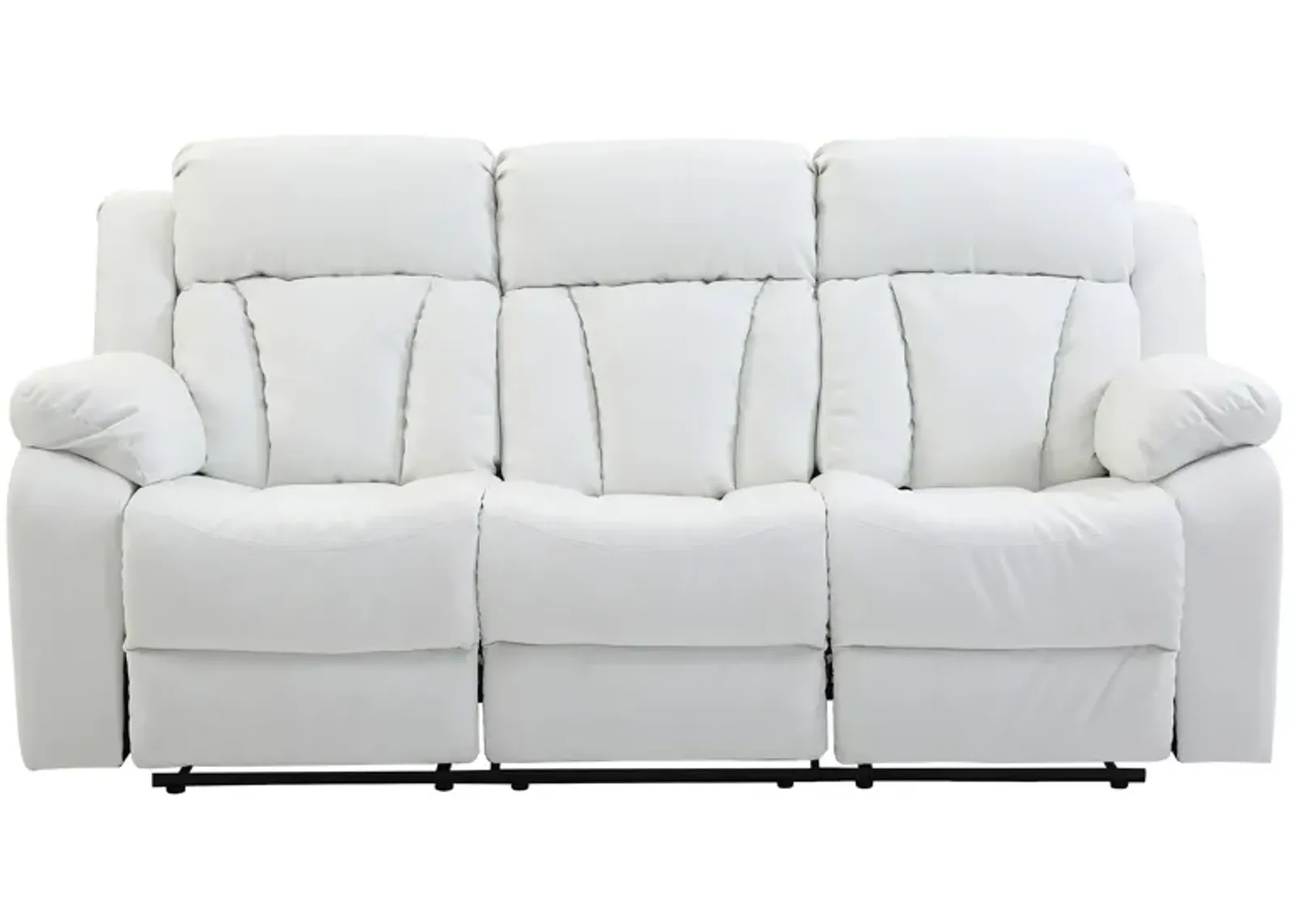 Daria Reclining Sofa in White by Glory Furniture