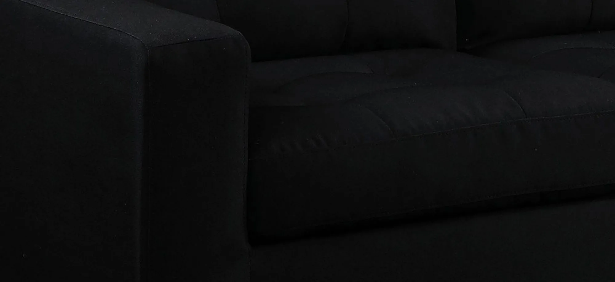 Tierney Sofa in Black by HomeRoots