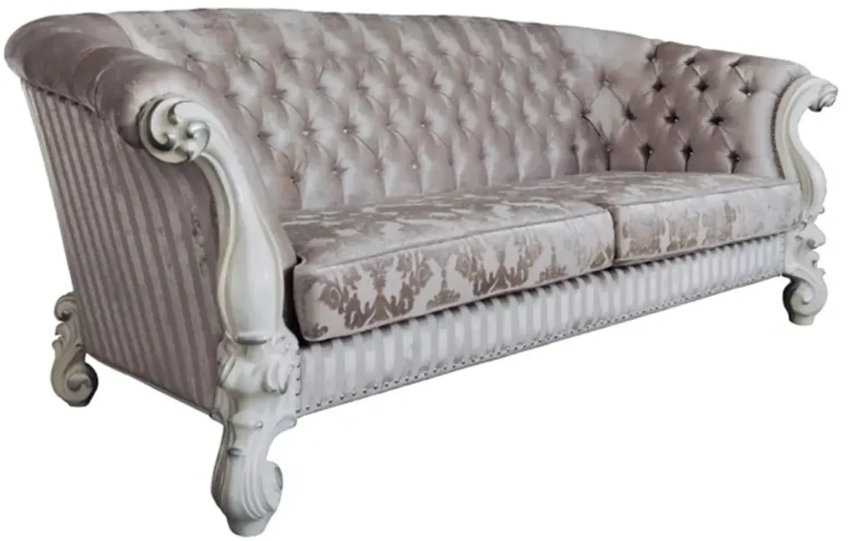 Caleb Sofa in Ivory by HomeRoots