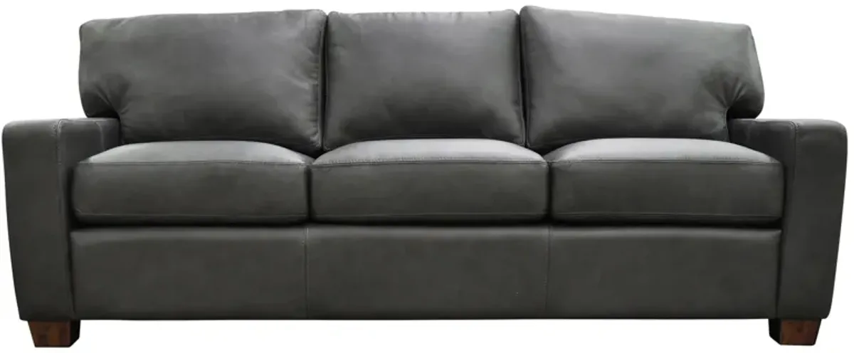 Albany Sofa in Urban Graphite by Omnia Leather