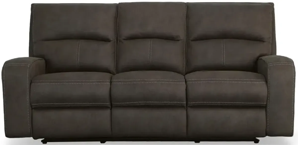 Nirvana Power Reclining Sofa w/ Power Headrests in Flint by Flexsteel