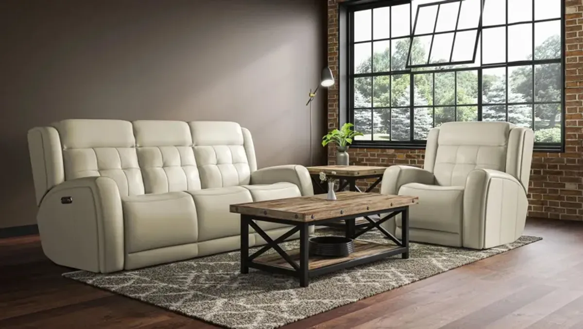 Grant Power Reclining Sofa w/ Power Headrests