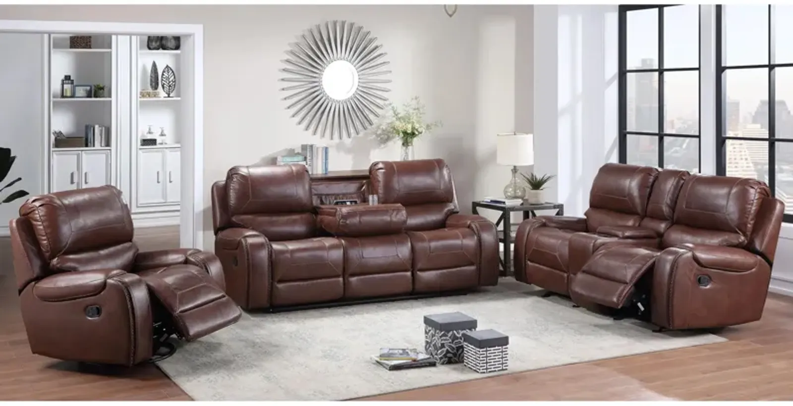 Keily 3-pc. Sofa, Loveseat, & Recliner Set