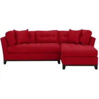Cityscape 2-pc. Sectional in Cardinal by H.M. Richards