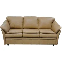 Uptown Sofa in Urban Wheat by Omnia Leather