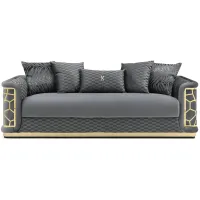 Talia Sofa in Dark Gray by Glory Furniture