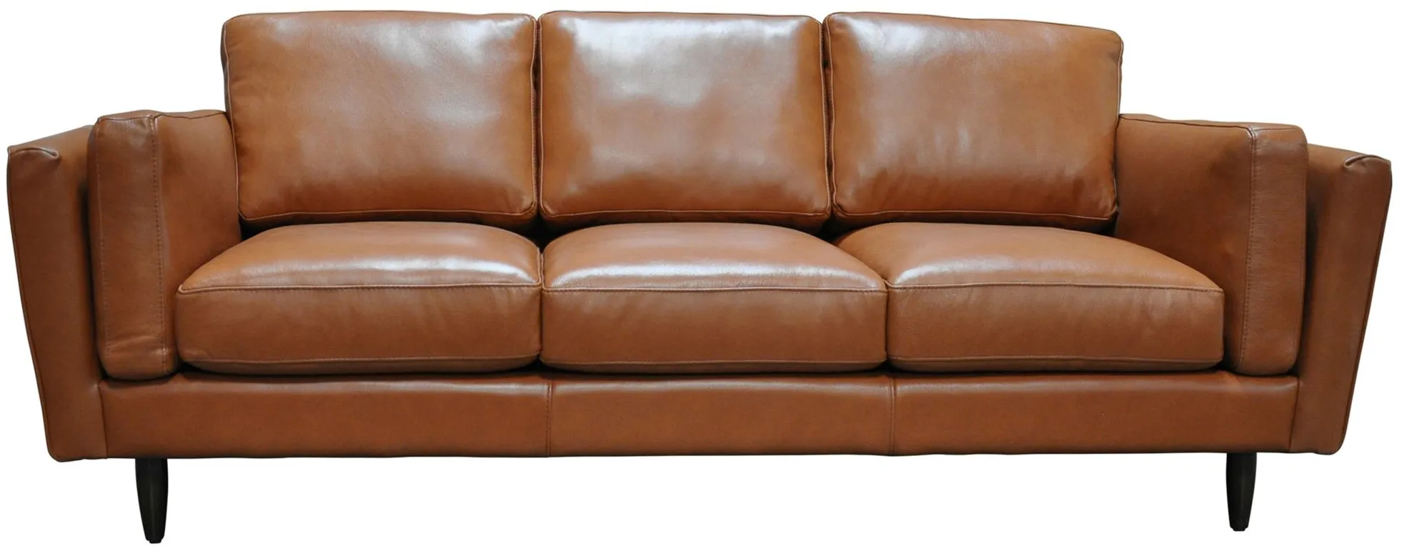 Zander Sofa in Denver Caramel by Omnia Leather