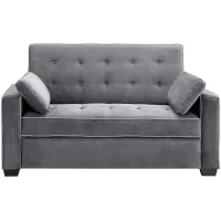Shelton Convertible Sofa in Charcoal by Lifestyle Solutions