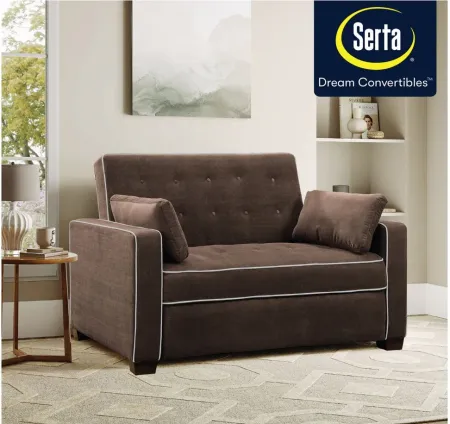 Shelton Convertible Sofa in Java by Lifestyle Solutions