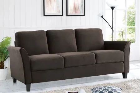 Warren Sofa in Coffee by Lifestyle Solutions