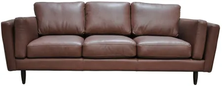 Zander Sofa in Denver Pecan by Omnia Leather