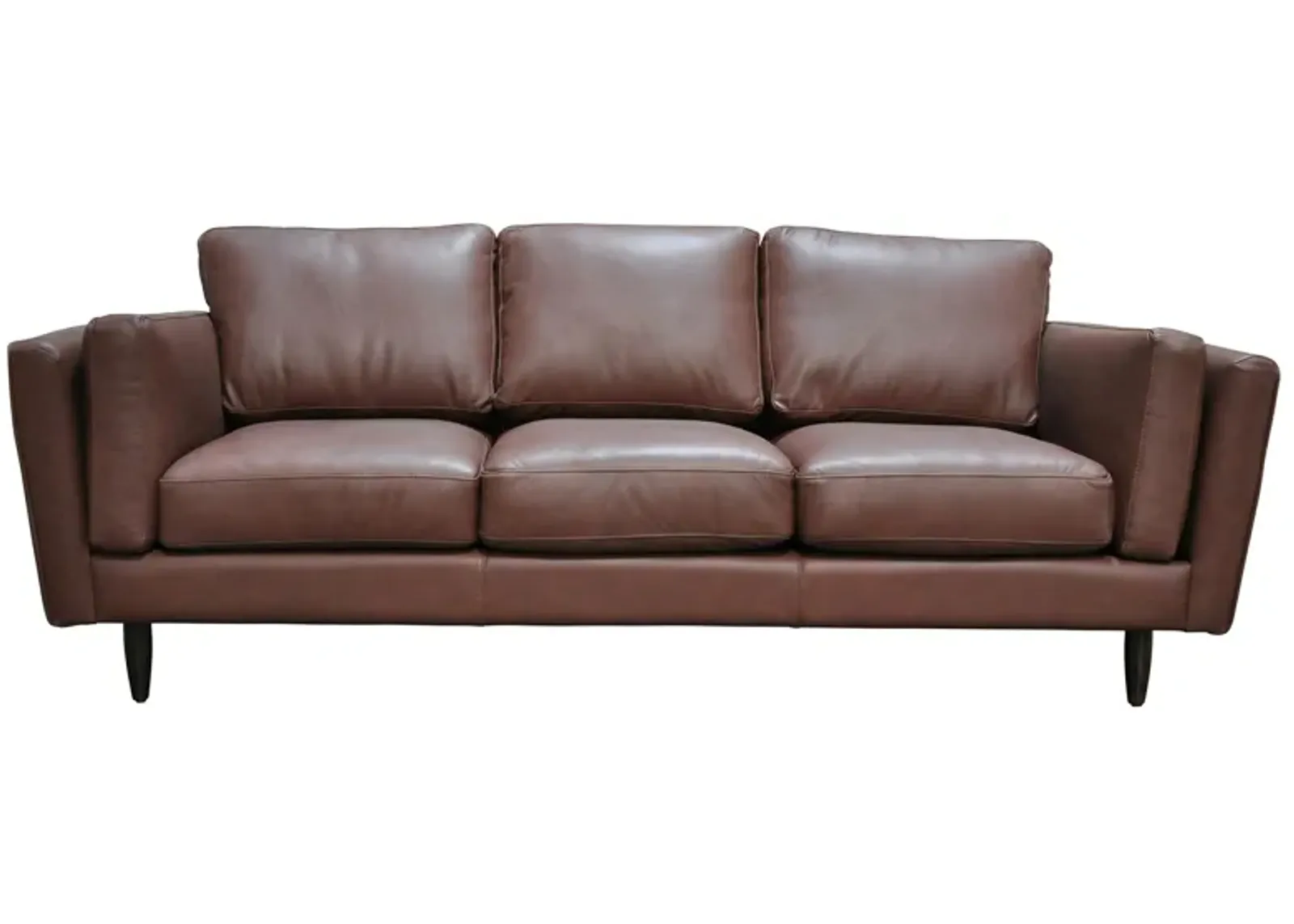 Zander Sofa in Denver Pecan by Omnia Leather