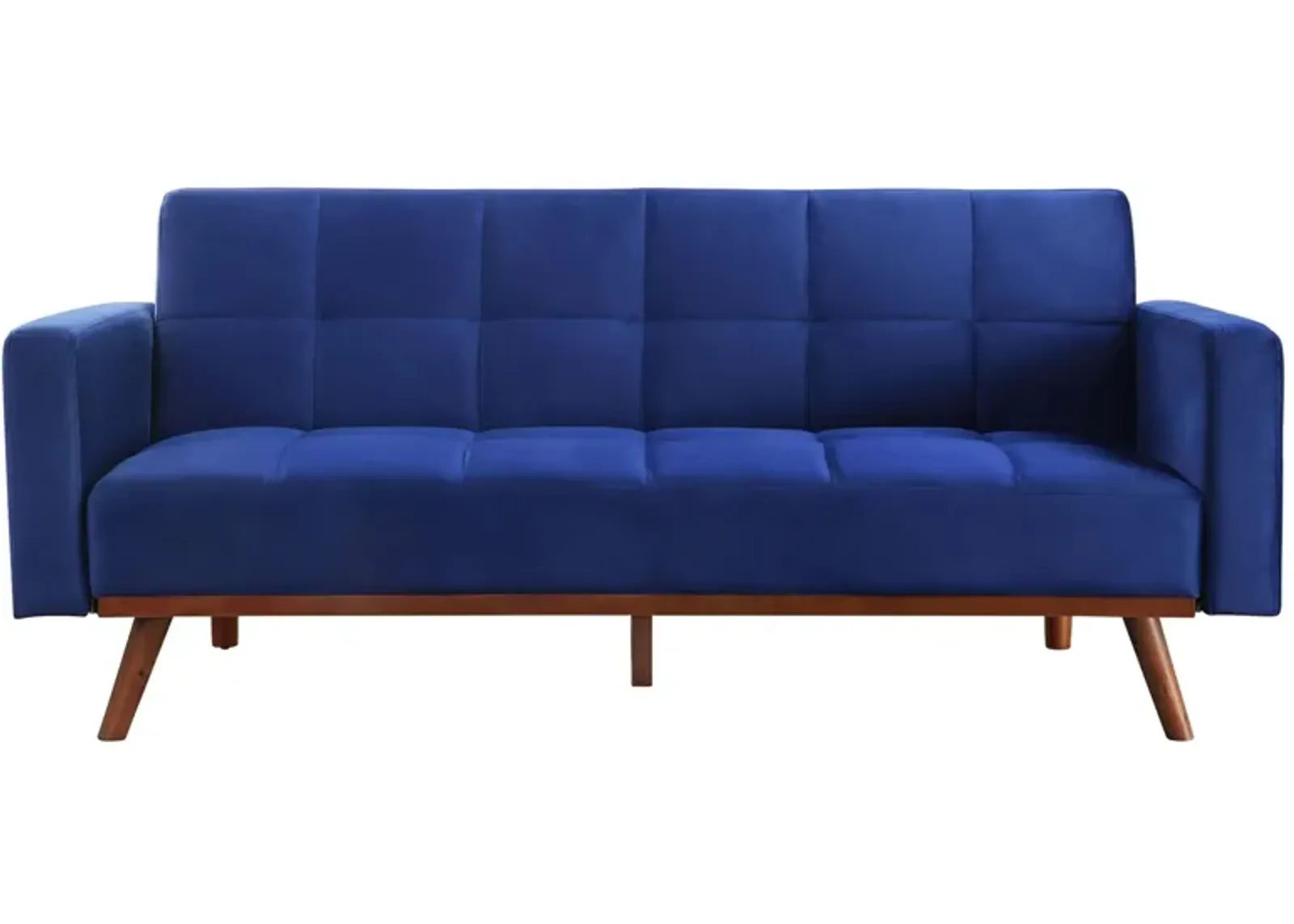 Bubu Sleeper Sofa in Blue by HomeRoots