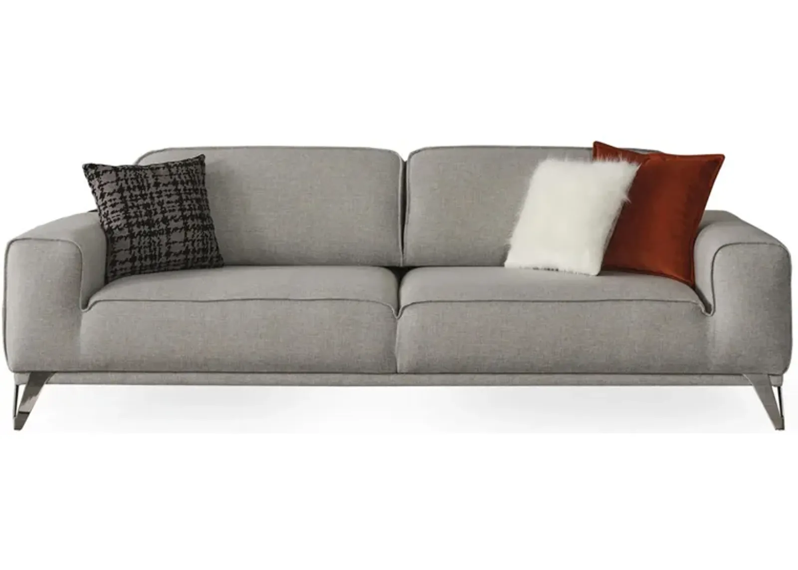 Volker Sofa in Light Gray by HomeRoots