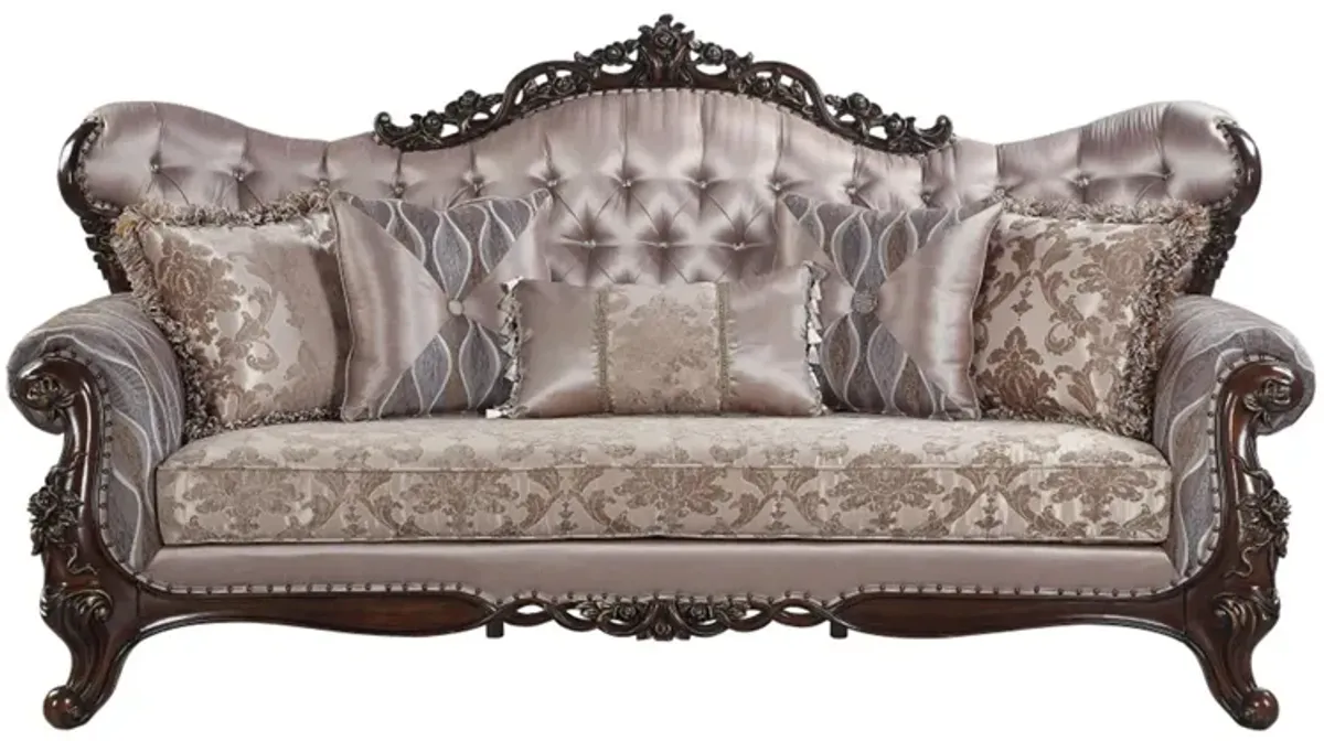 Melissa Sofa in Light Gray by HomeRoots