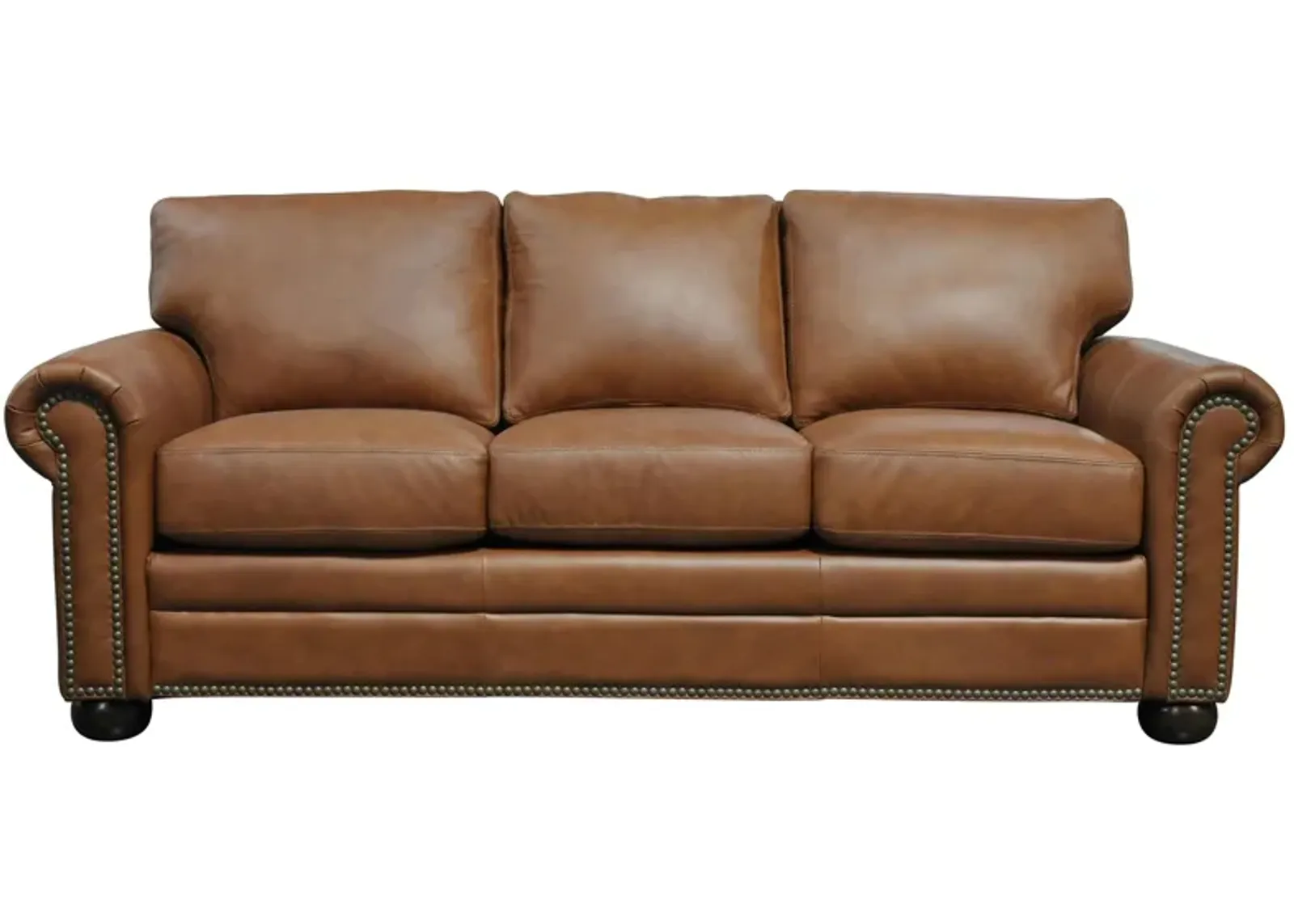 Savannah Sofa in Urban Cedar by Omnia Leather