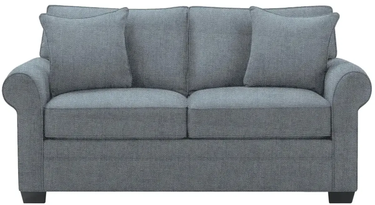 Glendora Apartment Sofa in Elliot French Blue by H.M. Richards