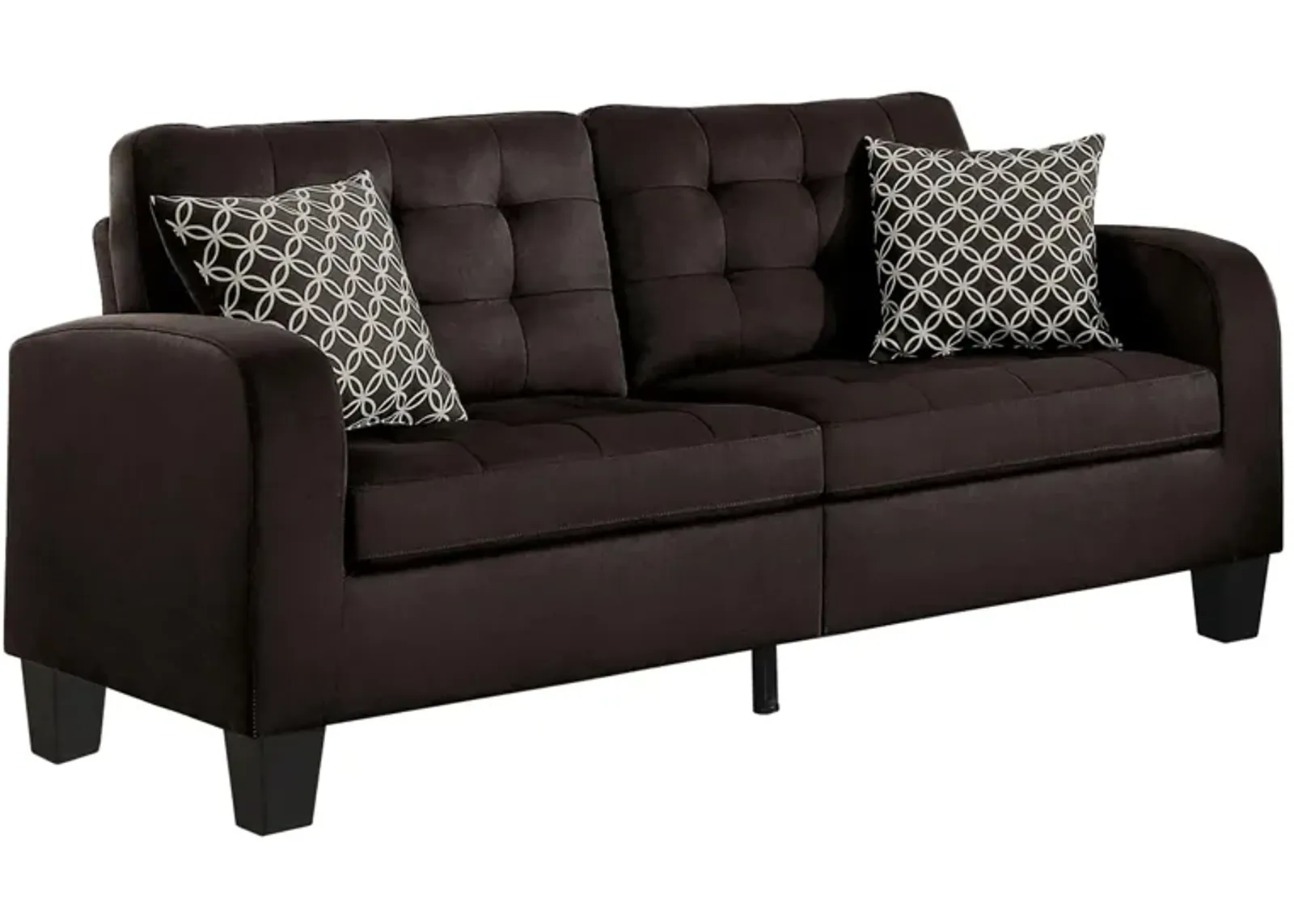 Dexter Sofa in Chocolate by Homelegance