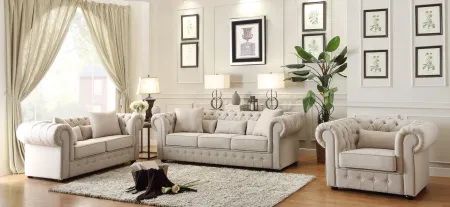Abington Sofa in Natural by Homelegance