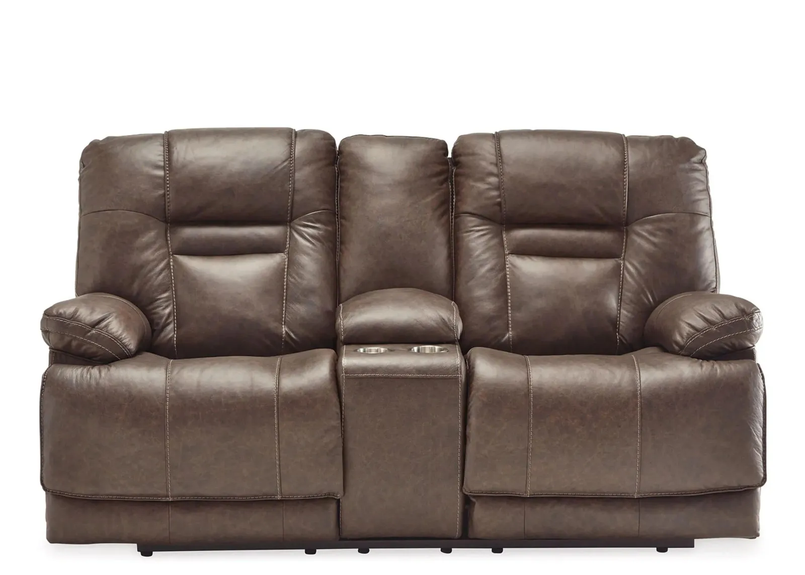 Wurstrow Power Reclining Loveseat in Umber by Ashley Furniture