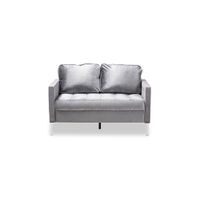 Clara Loveseat in Gray by Wholesale Interiors
