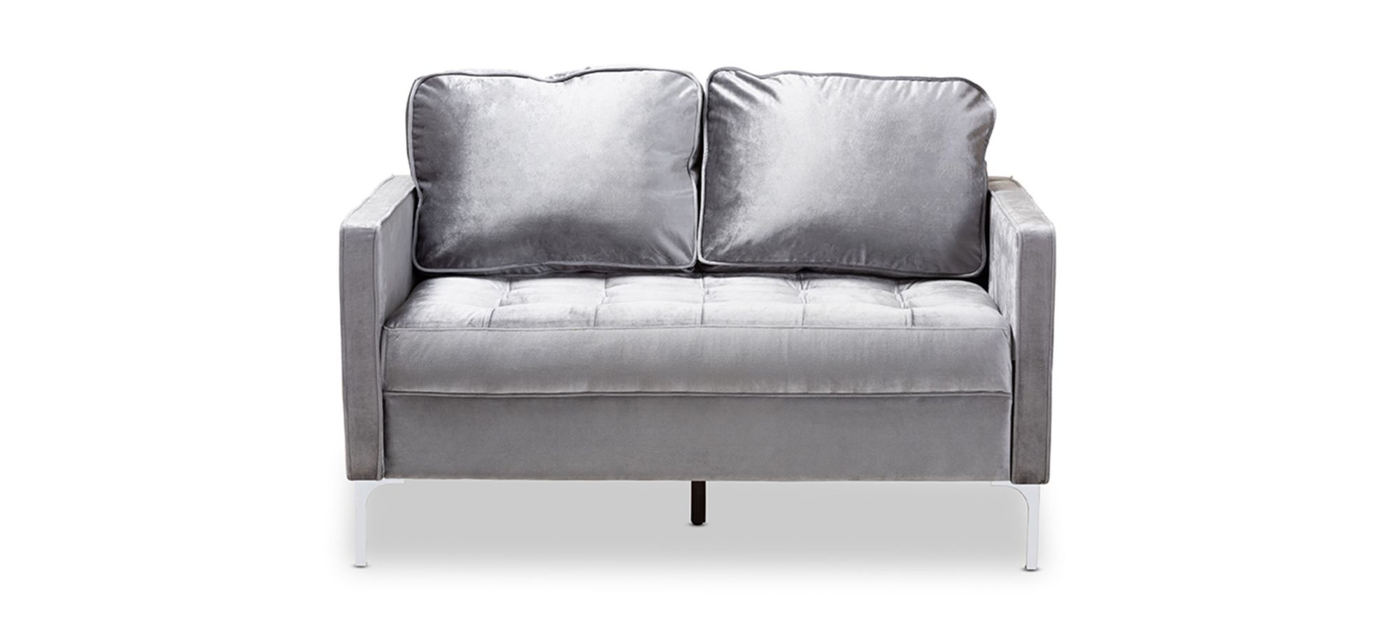 Clara Loveseat in Gray by Wholesale Interiors