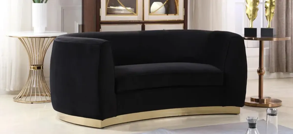 Julian Velvet Loveseat