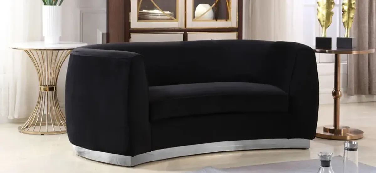 Julian Velvet Loveseat