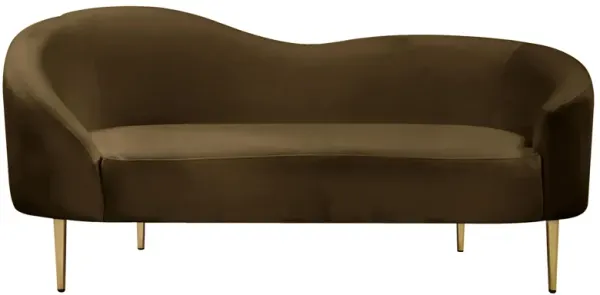 Ritz Velvet Loveseat