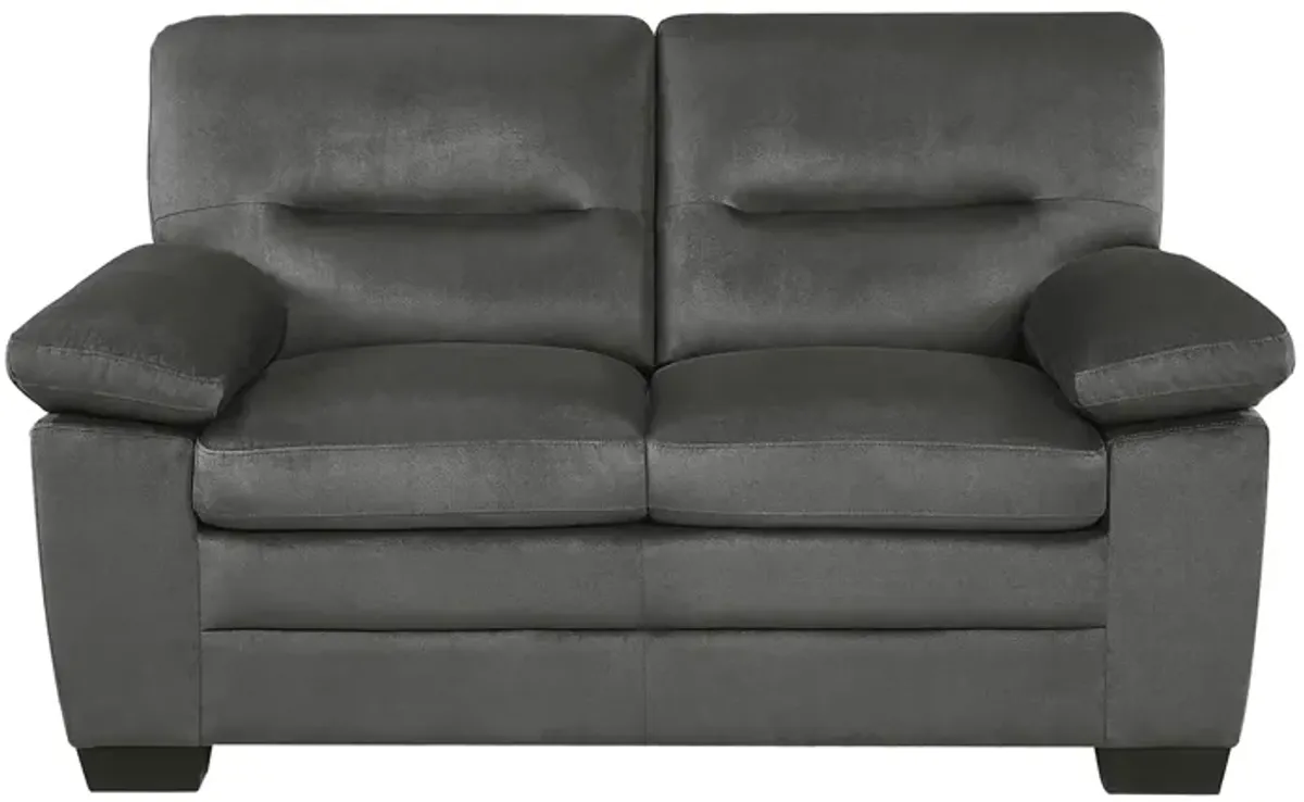 Violette Loveseat in Dark Gray by Homelegance