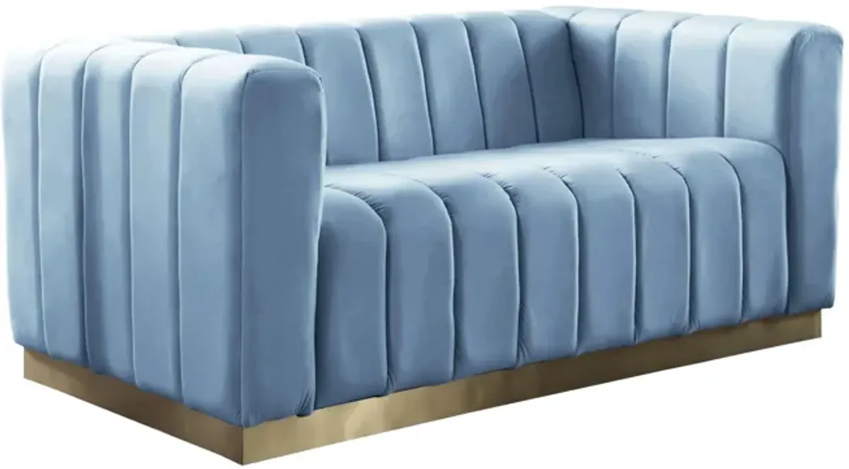 Marlon Velvet Loveseat