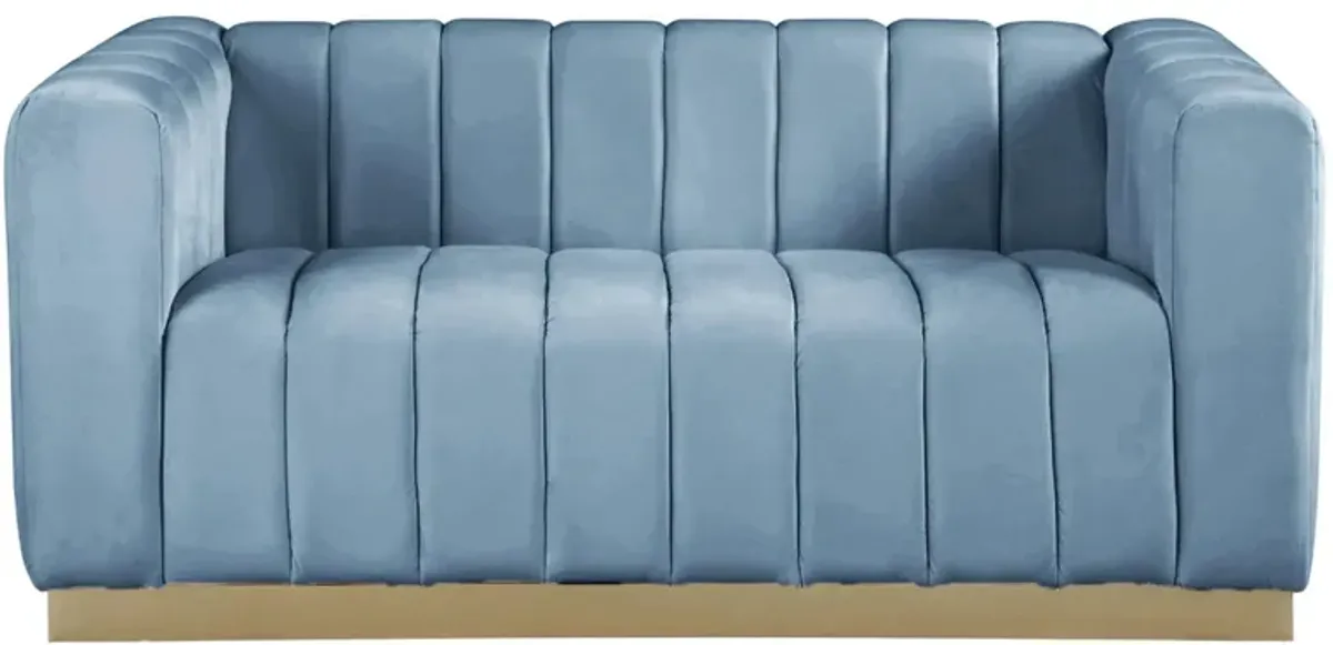 Marlon Velvet Loveseat