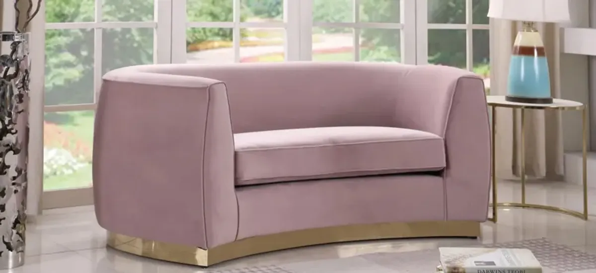 Julian Velvet Loveseat