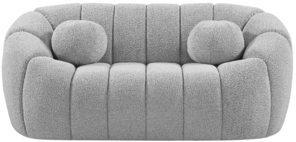 Elijah Boucle Fabric Loveseat