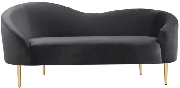 Ritz Velvet Loveseat